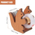 Gadpiparty Squirrel Tape Dispenser Tape Dispenser with Teeth Tape Cutter Tape Holder for Desk Accessories Office and Home...
