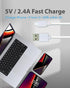 Gigastone ?5-Pack? Charging Cable for Apple Lightning Devices, 3ft Fast Charge 12W, Compatible with iPhone, iPad, Charging only, Data Sync not Sup...