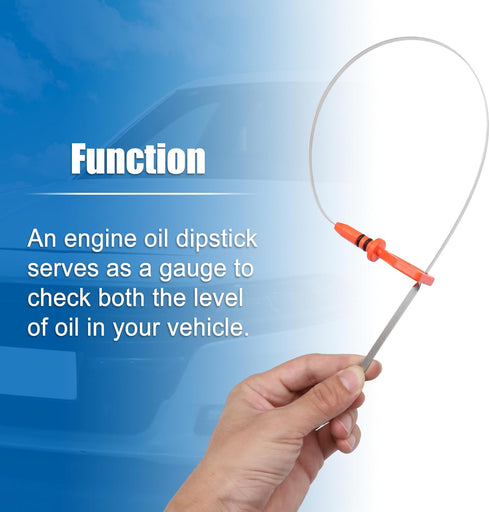 X AUTOHAUX Engine Oil Level Indicator Dipstick for Honda Accord 2013-2017 for Honda CR-V 2015-2019 No.156505A2A04 Orange...