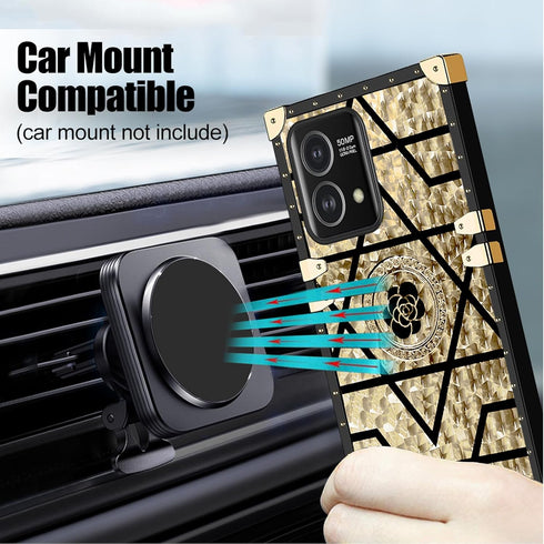 for Motorola G Stylus 5g 2023 Case, Moto G Stylus 5g 2023 Case for Women Square Case Shockproof TPU Retro Elegant Classic Luxury Edge Full Protect...