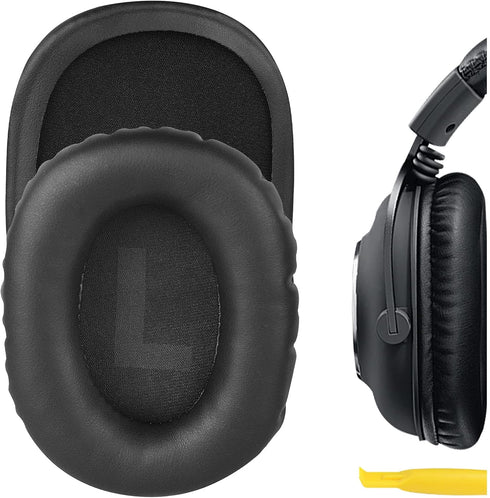 Geekria QuickFit Replacement Ear Pads for Logitech G Pro, G Pro X, G433, G233, G Pro X 2 Headphones Ear Cushions, Headset Earpads, Ear Cups Cover ...