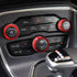 Auovo Anti-Dust Mats and Trims for Charger Accessories 2015-2023 6PCS Car Cup Holder Coasters Insert Center Console and 3 PCS Aluminum Alloy Air C...