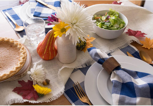 DII Basic Napkin Ring Collection, Decorative Rustic Farmhouse Style, Small Set, Wood Band, 4 Piece...