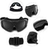 QWORK Outdoor Sports Military Airsoft Tactical Goggles with 3 Interchangable Lens for Riding, Black...