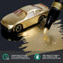 Liquid Gold Chrome Markers, Supper Golden Metallic Paint Pens, Reflective Gloss Permanent Mirror Markers for Model Repairing, Resin Metal Glass Pl...