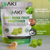 AKI Monk Fruit Sugar Free Sweetener Powder - Brown Raw Powder with Aroma of Sweetness - Ideal for Blended Beverages and May Helps in Weight Loss (...