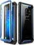 i-Blason Case for Galaxy S9 2018 Release, Ares Full-body Rugged Clear Bumper Case with Built-in Screen Protector (Black/Blue)...