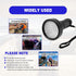 AC UV Oil Dye Leak Detection Kit Includes Pro 68 LED Flashlight with UV Protective Glasses, Auto Air Conditioner Leak Detector Tool Flashlight Car...