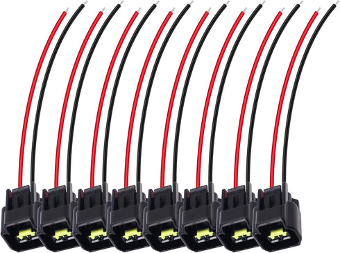 HiSport Ignition Coil Connector Pigtail Harness Compatible with Ford Mustang F-150 F-250 F-350 4.6L 5.4L 6.8L,8PCS...