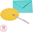 American Greetings Single Panel Blank Cards with Envelopes, Bright Colors, Patterns and Shapes (40-Count)...