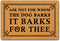 Funny Mats The Dog Barks It Barks for Thee Indoor Floor Welcome Mat for Entrance Way Rubber Back for Front Door Indoor Outdoor Cute Rugs 23.6"(L) ...