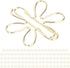 100Pcs Funny Planner Clips Cute Paper Clips Innovative Cute Design Anti Rust Electroplating Process Gold Paper Clips for Office Home School (Flora...