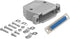 CompuCablePlusUSA.com Best DB25 Connector Female Solder Cup with Unshielded Plastic Hood DIY Kit for Assembling Your Own DB25 Cable....