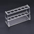 uxcell Acrylic Test Tube Holder Lab Stand Rack 6 Wells for 25ml Centrifuge Tubes Clear...