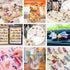 50pcs Selected Decoden Doodads DIY Crafting Embellishments Resin Flat Backs Charms Jewery Cards Making Kit/Set Slime Charms Bath Bombs Cabochons S...