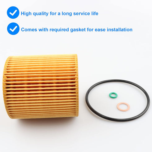Oil Filter 11427953129 Compatible with BMW N52 N54 N55-128i 135i 320i 325i 325xi 328i 328xi 330i 330xi 335i 335xi 525i 525xi 528i xi 530i 530xi 53...