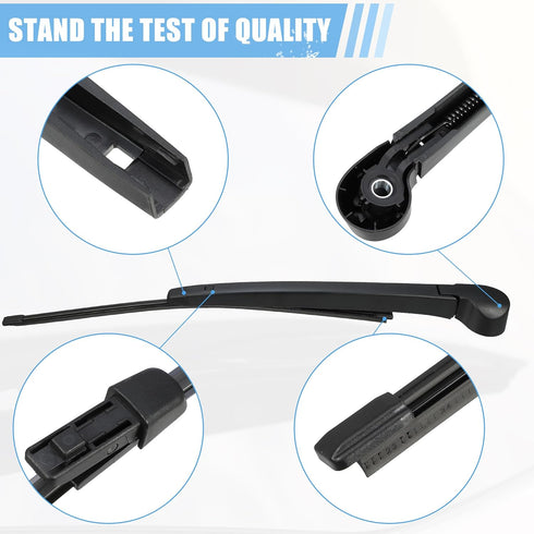 ACROPIX Rear Windshield Wiper Blade Arm Replacement Set OEM Quality Fit for VW Tiguan 2018-2023 for VW Touareg 2018-2023 - Pack of 2...