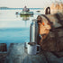 ALOUFEA 12oz Stainless Steel Insulated Coffee Mug with Handle, Double Wall Vacuum Travel Mug, Tumbler Cup with Sliding Lid, Navy...