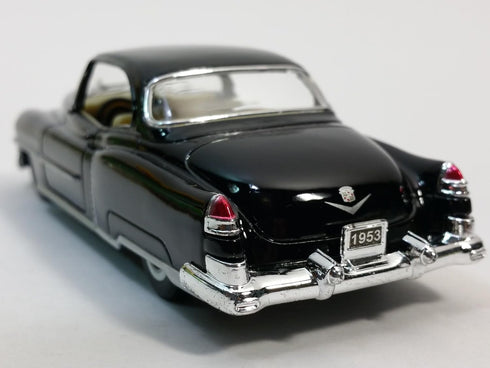Kinsmart 1953 Cadillac Series 62 Black 2 Door Coupe 1/43 O Scale Diecast Car...
