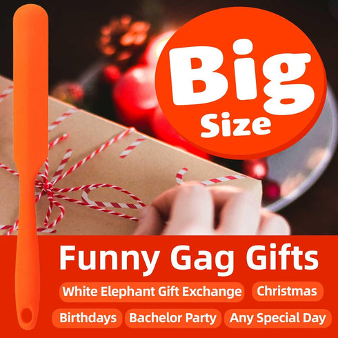 Big Poop Knife Gag Gifts, 12.42 Inch Long Poop Cutter Knife Silicone Pranks Funny Gag Gifts for White Elephant Gift Exchange, Christmas Stocking S...