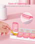 Weekly Pill Organizer 2 Times a Day, Stylish Pill Box 7 Day AM PM with Large Compartments, Pill Case Easy to Use, BPA-Free Pill Container for Vita...