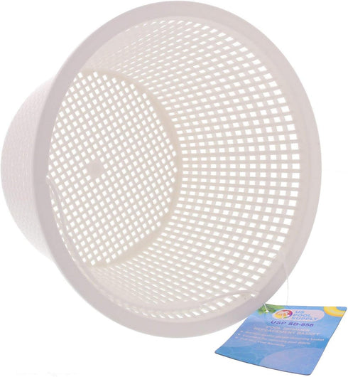 U.S. Pool Supply Swimming Pool Plastic Skimmer Replacement Basket (Set of 2) - Remove Leaves and Debris - 8" Top, 5.5" Bottom, 5" Deep - Not Weigh...