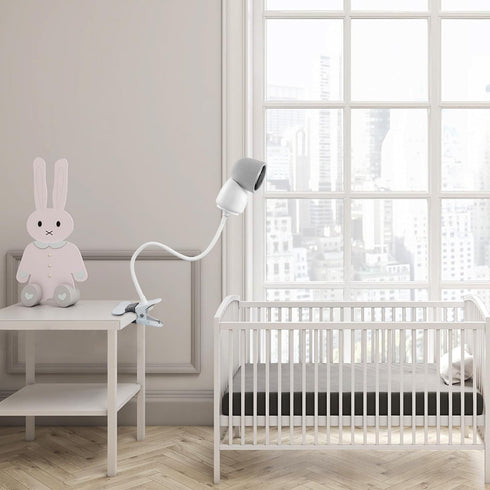 Clip Mount for Arenti Baby Monitor Without Tools or Wall Damage (White)...