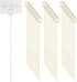 H&W 12''L Golden Ring Loop Round Shape Card Holders 40PCS Floral Picks Clips for Wedding & Flower Arrangements, DIY Craft Wire Clip Table Card Hol...