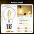 Dimmable A19 Clear LED Light Bulbs 60W Equivalent, 2700K Soft Warm White Light Bulbs 6W E26 Base, Antique Clear Glass Bulb for Living Room Bedroom...