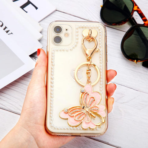 Moxweyeni 8 Pcs Cell Phone Finger Ring Adhesive Metal Phone Finger Grip Loop Stand Heart Grip Holder Charm Hook for DIY Hanging Supplies...