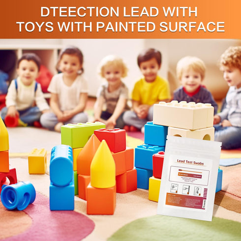 Lead Test Kit for Dishes, 10 Pcs Rapid Lead Test Swabs, Dip in Water Lead Testing Kit, Lead Paint Test Kit Home Use for All Surfaces, Results in 3...