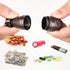edcfans Waterproof Pill Container, Keychain Pill Case with Emergency Glass Breaker, Pill Fob/Match Holder Accessory Carrier, EDC Gadgets Storage D...
