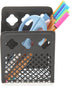 Magnetic Pen Holder, Mesh Metal Strong Magnet Dry Erase Marker Holder Pencil Organizer Small Items Basket for Refrigerator, Whiteboard, Locker Acc...