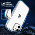 TENOC Phone Case Compatible with iPhone 12 Mini, Clear Case Non-Yellowing Protective Bumper Hard Back Cover for 5.4 Inch...