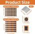 100PCS Bicycle Tube Patch Kit - 96PCS Inner Glueless Bike Tire Repair Patches and 4 Metal Tire Rubbing Files, Flat Tire Repair Kit for Lightweight...