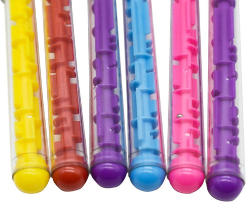 Maydahui 30PCS Maze Ballpoint Pen Novelty Puzzle Pens Blue Ink with Built in Ball Stress Relief for School Office Stationery Supplies...