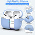 for AirPod Pro Case Cover, Military Grade Anti-Fall Soft Silicone Shock-Absorbing Protective AirPod Pro 2nd/1st Generation Case with Keychain and ...