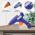 Hot Glue Guns, Mini Hot Melt Glue Gun Kit for Crafts, Glue Gun with 20pcs Glue Sticks for School DIY Arts, Sealing, Home Repairs, Blue...