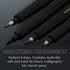 MISULOVE Calligraphy Brush Pens Set of 6(Soft & Hard) for Hand Lettering, Modern Calligraphy, Drawing, Beginner-Friendly Art Markers with Black Pi...