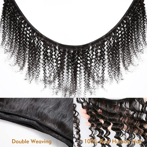 Brazilian Water Wave Bundles Human Hair Ocean Wave Bundles Grade 8A Water Wave Human Hair Bundles Unprocessed Virgin Hair 1 Bundle 10 Inch Hair Ex...