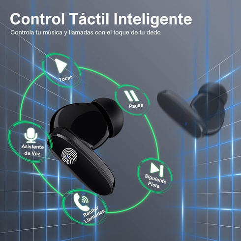 1 Hora Wireless Earphones Bluetooth 5.3, in-Ear Headphones with Charging case, Built-in mic Wireless Earbuds Compatible with iPhone, Android Smart...