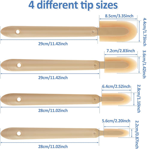 8Pcs Rubber Caulking Tool Set Reusable Caulk Tool Caulking Finishing Tool Grout Sealant Caulk Spatula Set Multifunctional Silicone Sealant Caulkin...