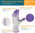 COOLJOB Gardening Gloves Best Gift for Women Ladies, 6 Pairs Breathable Rubber Coated Yard Garden Gloves, Outdoor Protective Work Gloves with Grip...