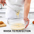 Zulay Kitchen Egg Beater Whisk - Push Whisk for Cooking - Egg Whisk Mixer, Hand Mixer Manual, Automatic Whisk Cooking Tool - Hand Whisk for Kitche...