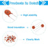PATIKIL 1nf 50V Ceramic Disc Capacitor, 50 Pcs Ceramic Chip Capacitor Assortment Kit for Power Circuits Industrial Equipment,Brown Red...