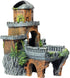 Aquarium Landscape Castle Fish Tank Ornament Creative Fish and Shrimp Dodge House Aquarium Grass Tank Landscape Decoration Ancient Architectural M...