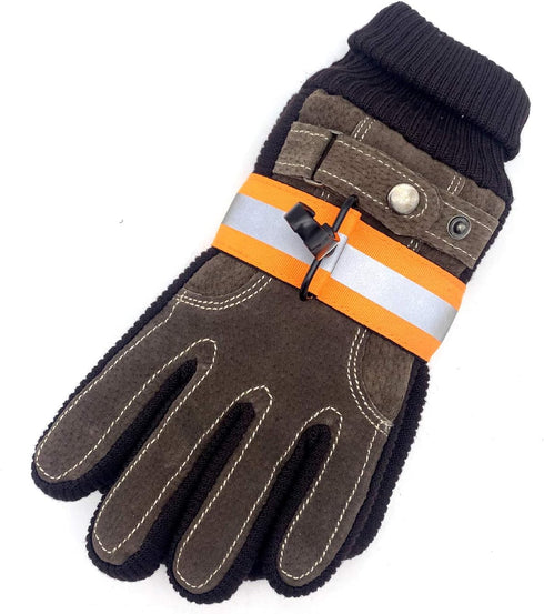 Wanty Heavy-Duty Firefighter Turnout Gear Glove Strap with Bukle, Ultimate Turnout Gear Firefighting Glove Safety Tools (2 Orange)...
