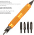 Double Ended Case Prep Multi Tool, Steel Sharpness Chamfer Deburring Tools, Chamfer Reloading Equipment Primer Pocket Cleaners Reamers for Removin...