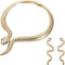 Fumete Gold Snake Choker Necklace and Snake Studs Earrings Set Snake Earrings for Woman Snake Jewelry Costume Set Costume Statement Snake Shape Co...