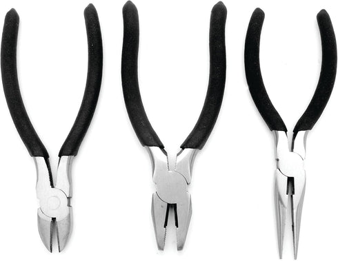 Performance Tool 1916 3-Piece Pliers Set - Comfort Grip Handles and Durable Construction for Efficient Handling and Reliable Performance...